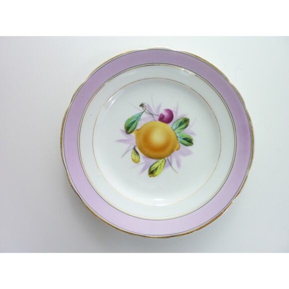 Antique KPM Lemon Salad Dessert Plate - Picture 1 of 4